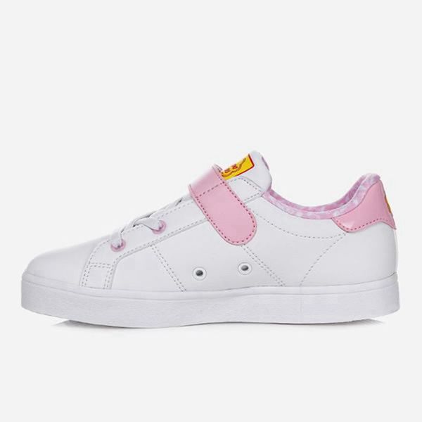 Sapatos De Estilo De Vida Fila Rapaz Branco/Rosa - Fila Court Deluxe Kd Loja Online Portugal,SUTG-94